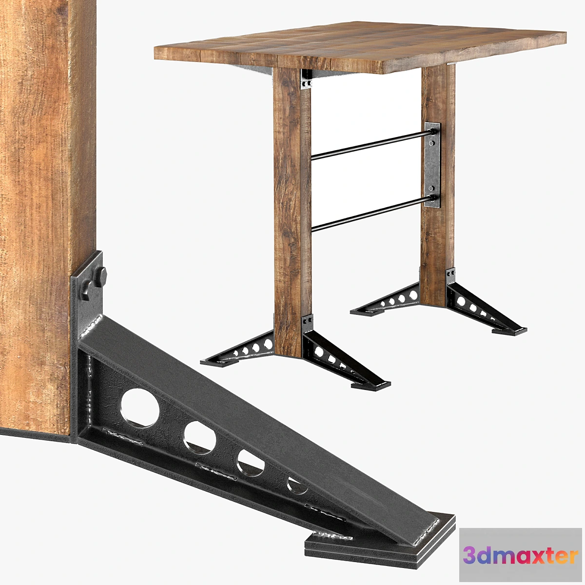 1413262 - Horeca statafel - Graz hoog 3D Max