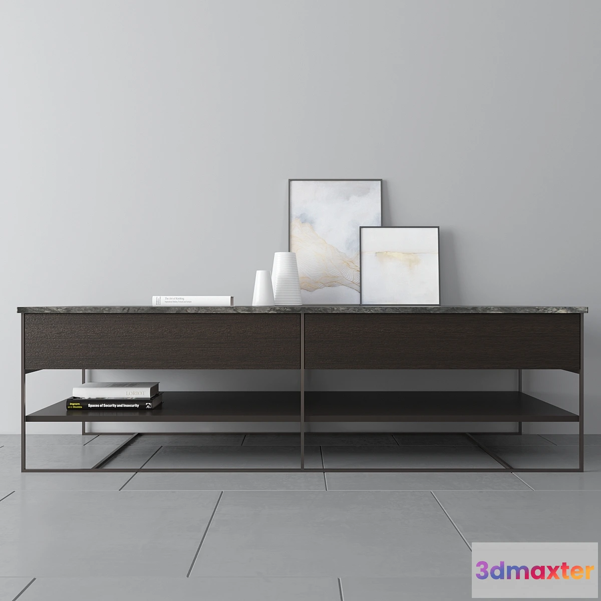 1413296 - Calder “Bronze” console. Minotti 3D Max