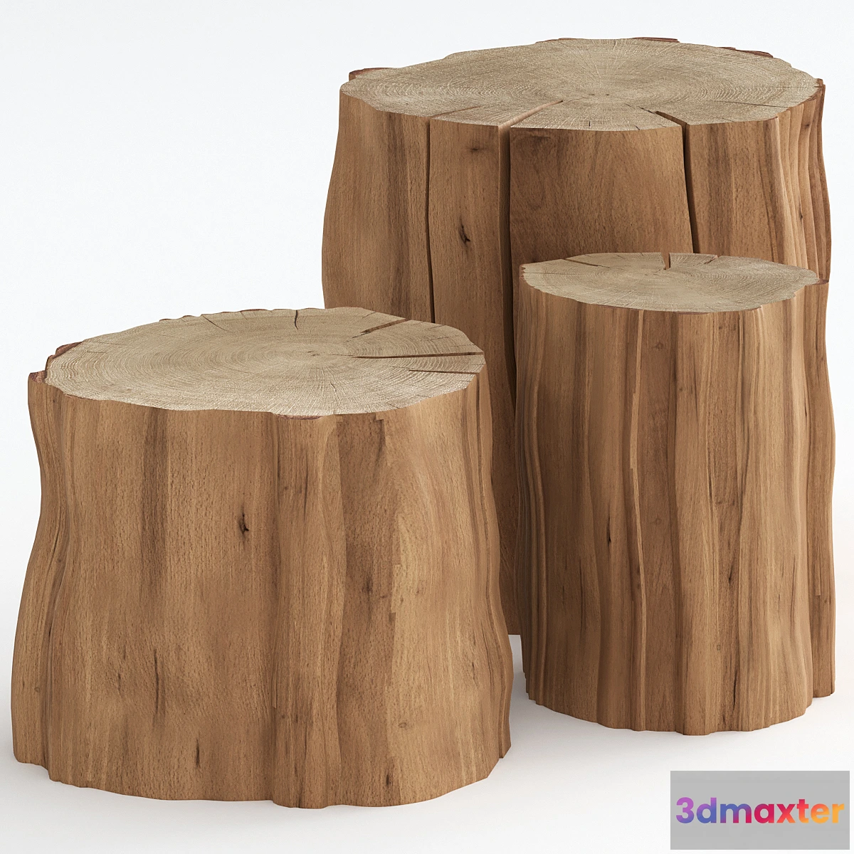 1414306 - Coffee tables made of stumps 3D Max