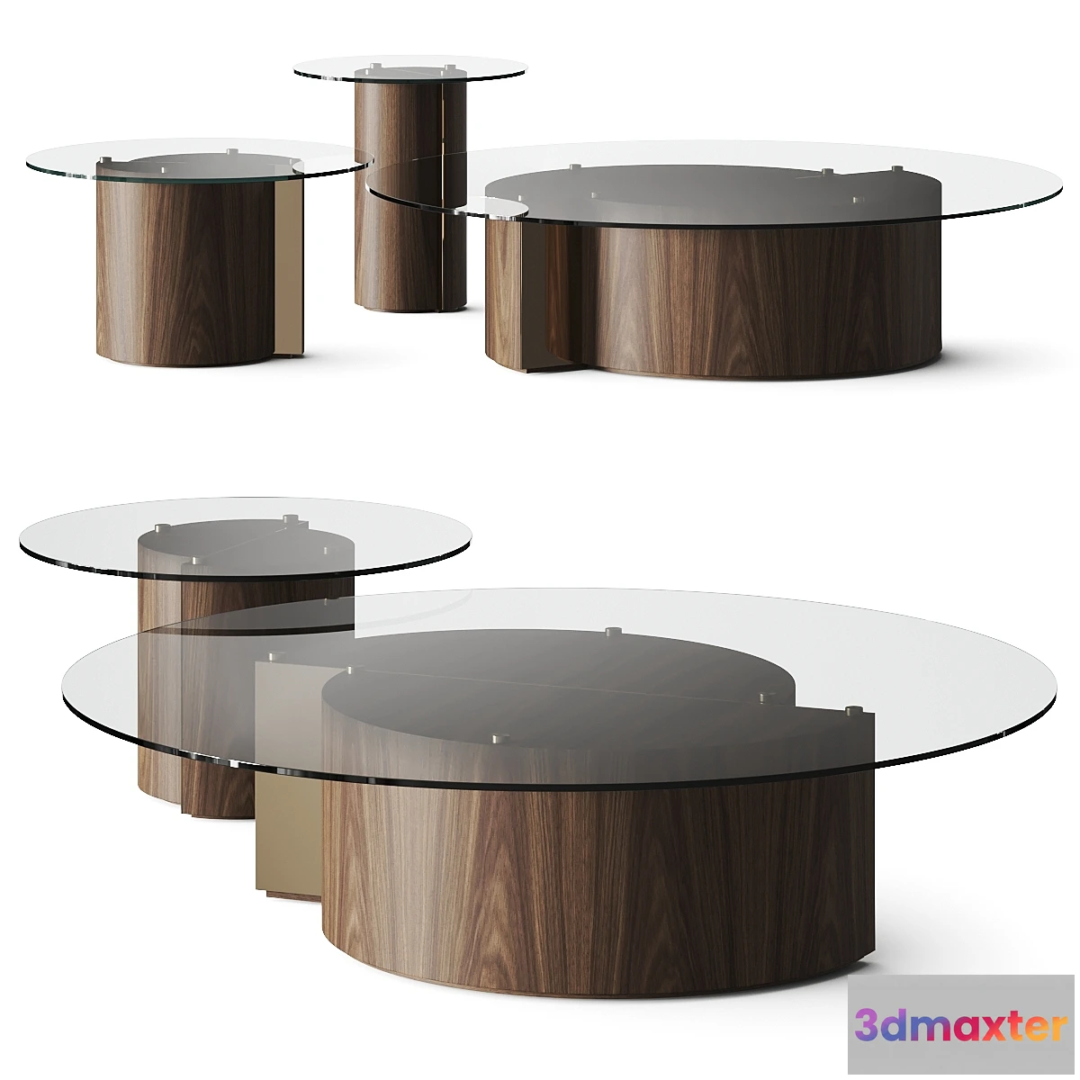 1414404 - Mooza Design Slice Coffee Tables 3D Max