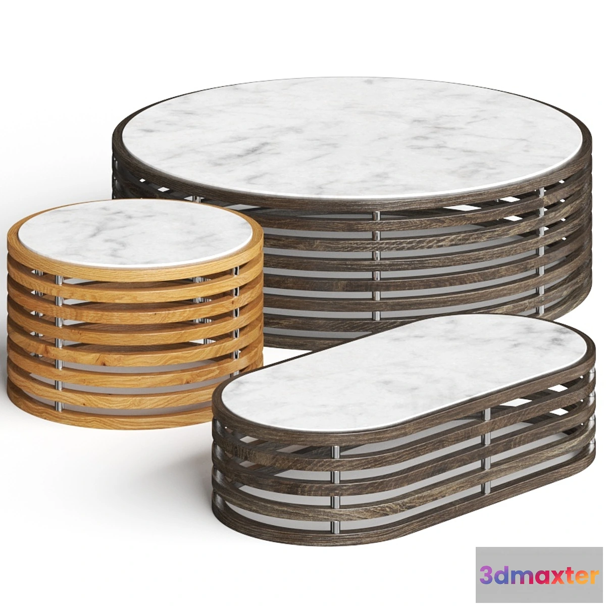 1414604 - Seora Oyster Coffee Tables 3D Max