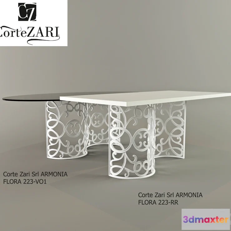 1415824 - table Corte Zari Srl ARMONIA 3D Max