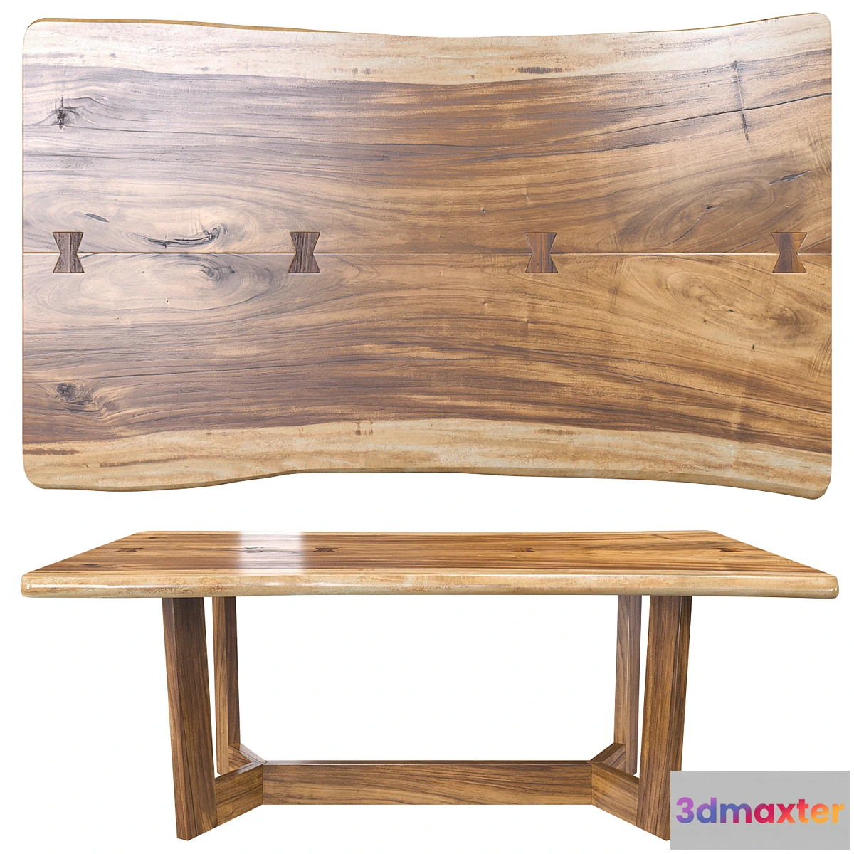 1416164 - Wooden table slab 3D Max