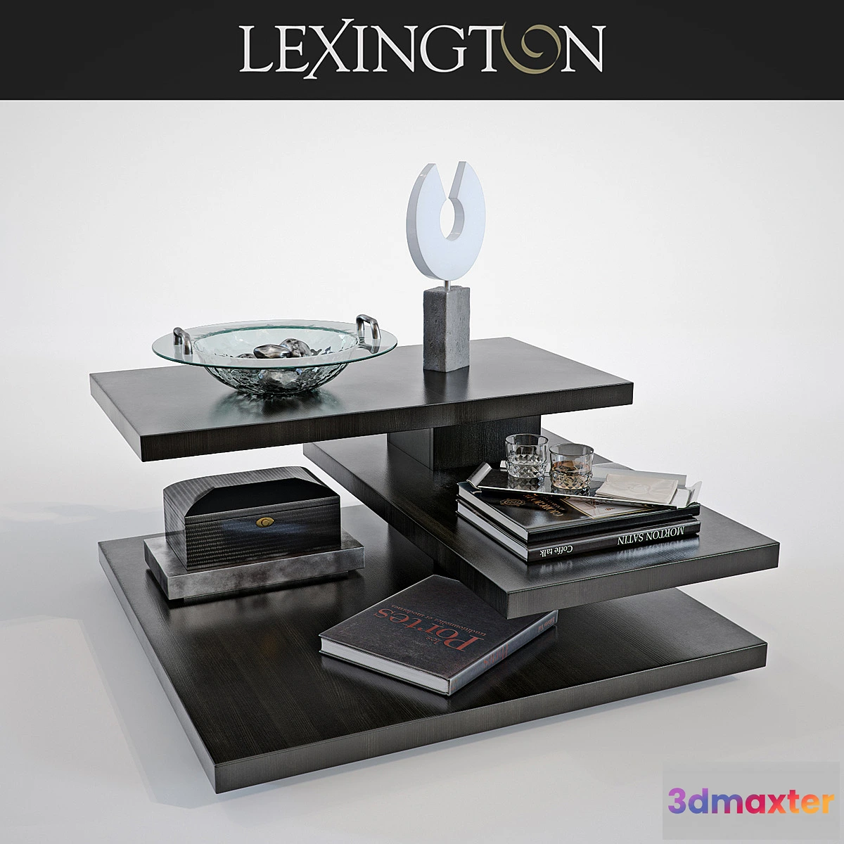 1416480 - Lexington EVORA SQUARE COCKTAIL TABLE 3D Max
