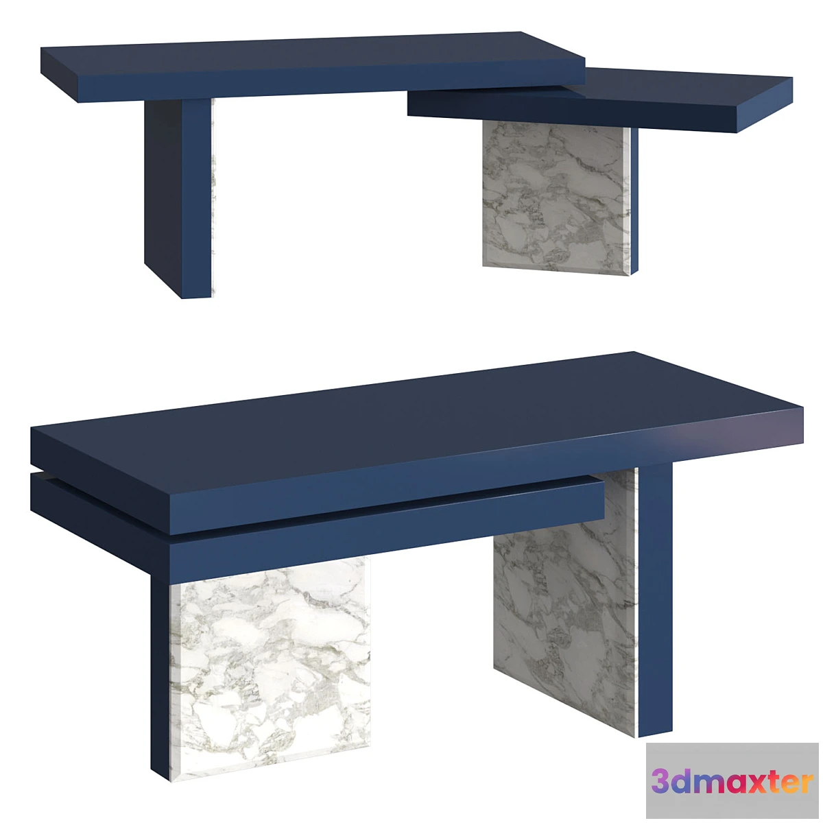 1416976 - Flexform Mood Benjamin Table 3D Max