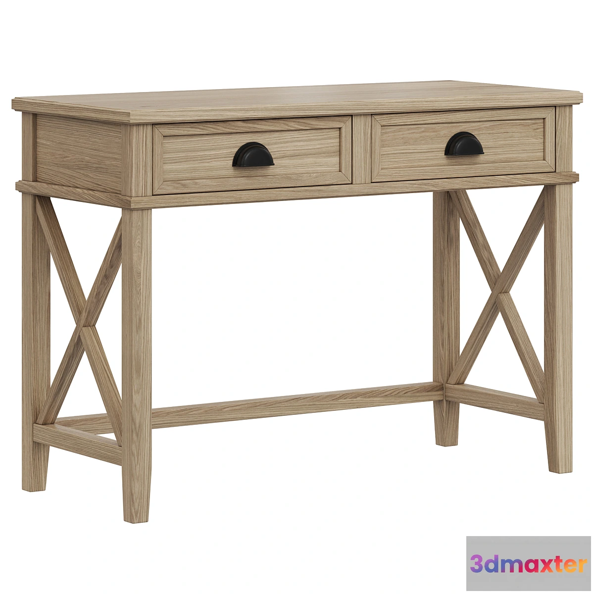 1417778 - Dantone Home 2-Drawer Cambridge Writing Desk 3D Max