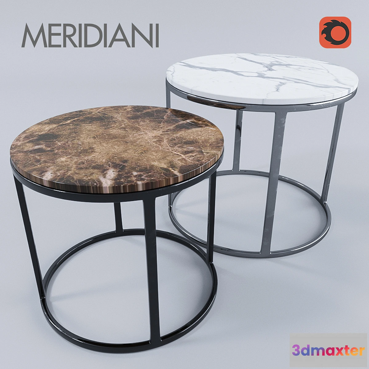 1417886 - Meridiani Bola Low Tables 3D Max
