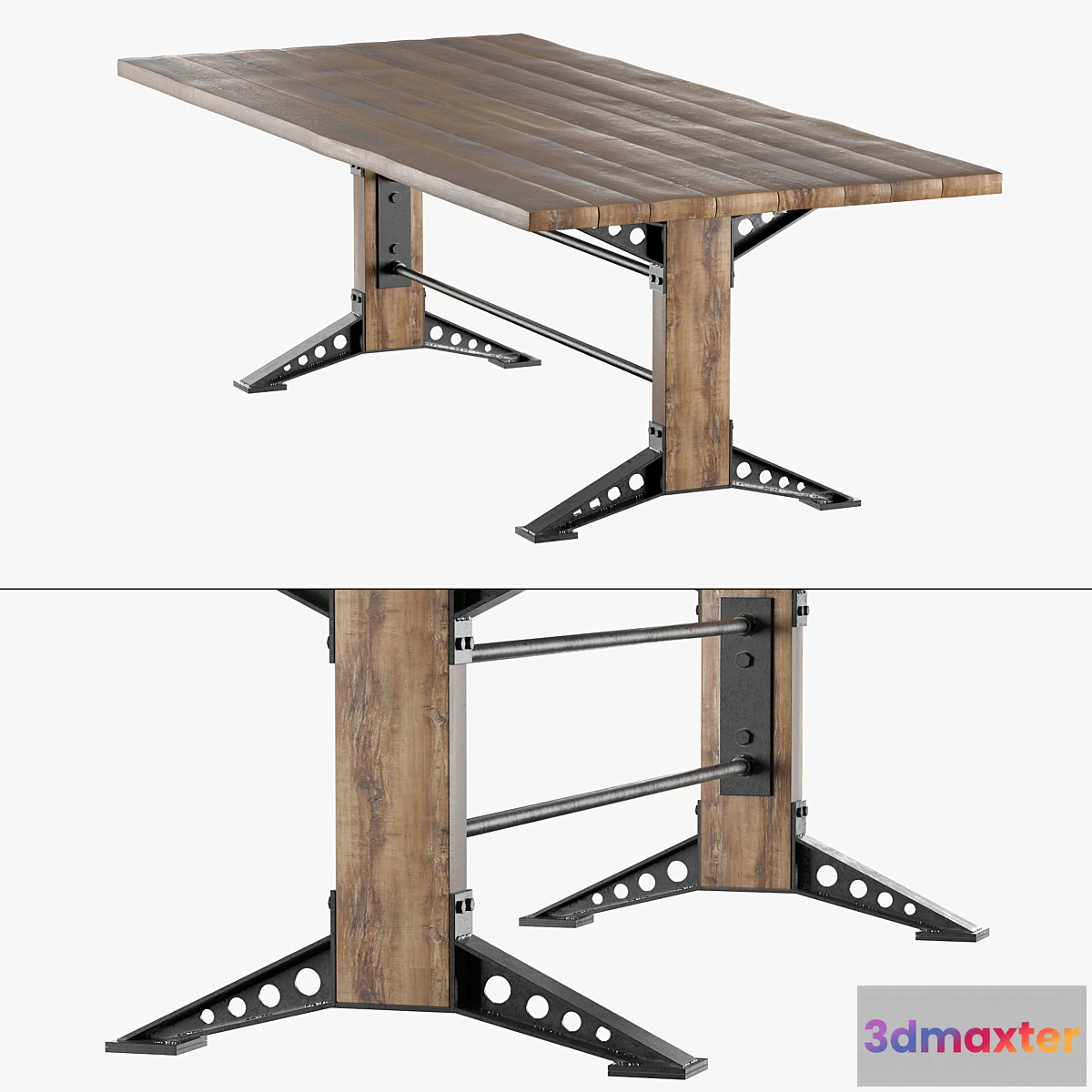 1418464 - Oud eiken tafel - Graz 3D Max