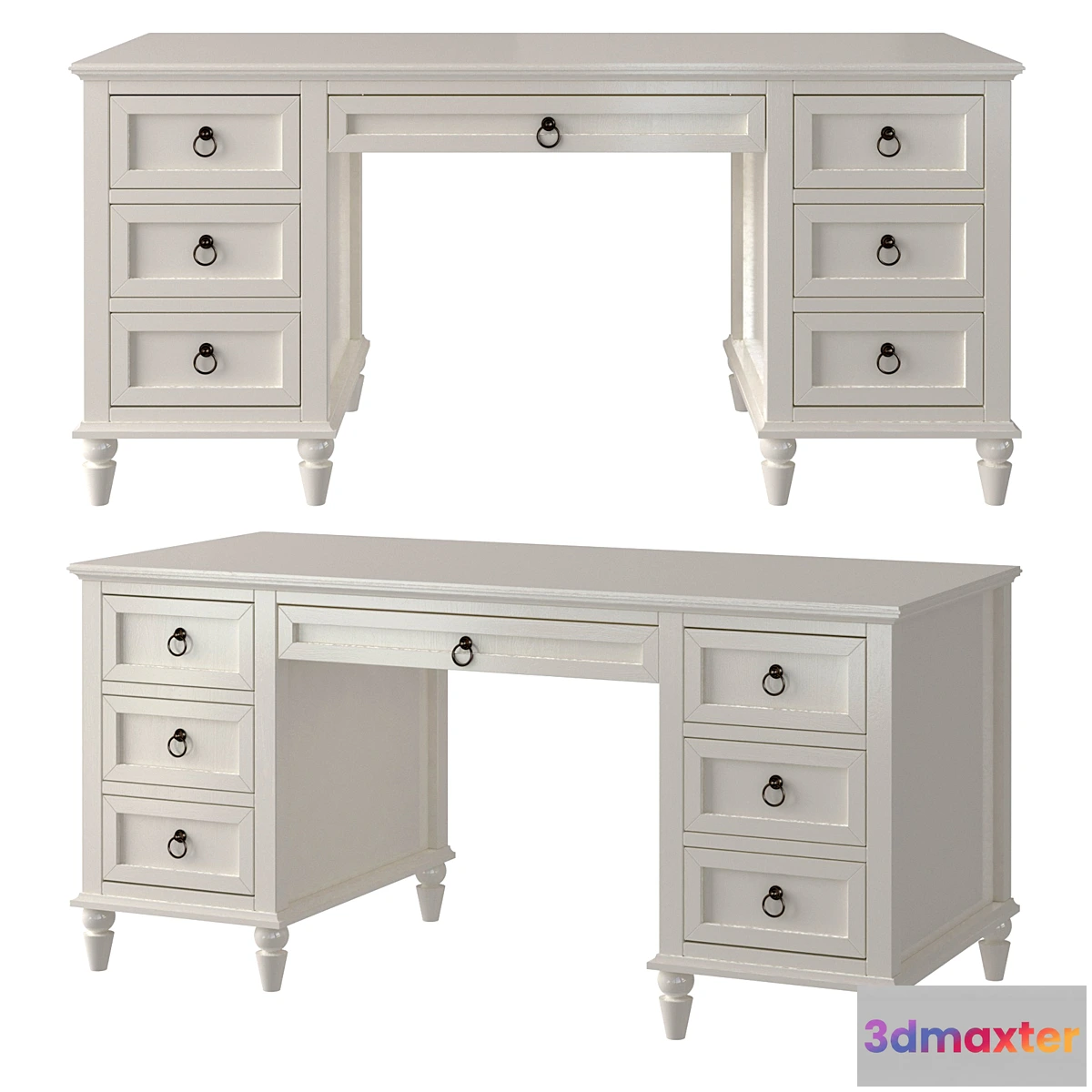 1418806 - Desk with drawers Vilton 3D Max