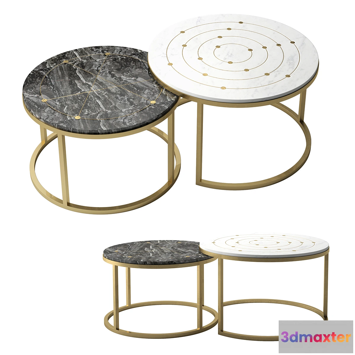 1419034 - Side Table Mystic Round 3D Max