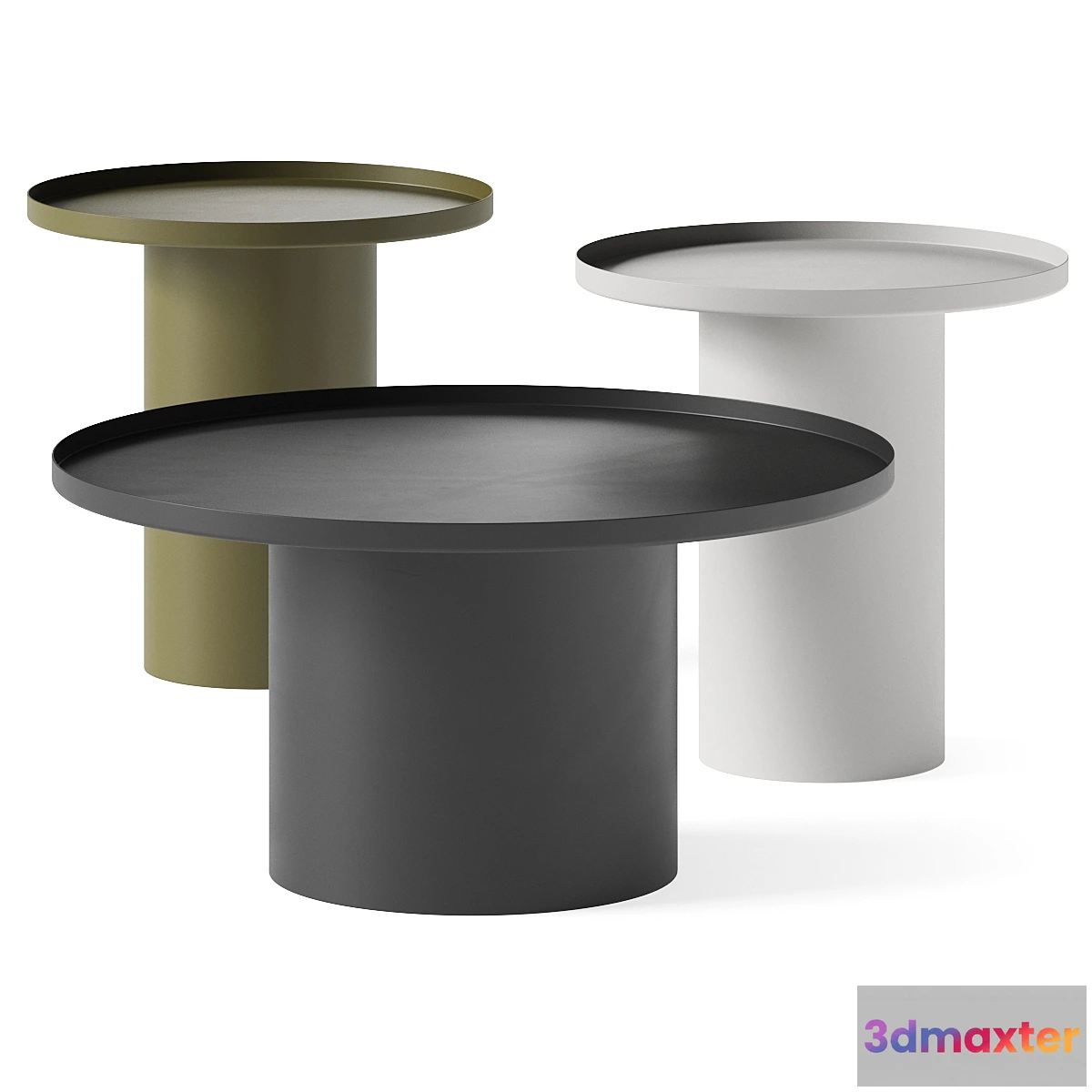 1420734 - La Forma Fleksa Coffee Tables 3D Max