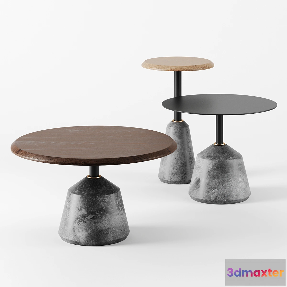 1420790 - Exeter Side Tables by District Eight 3D Max