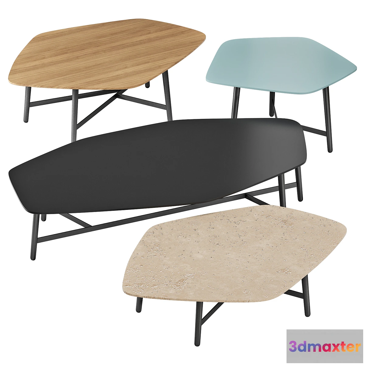 1421858 - roche bobois quintet cocktail table 3D Max