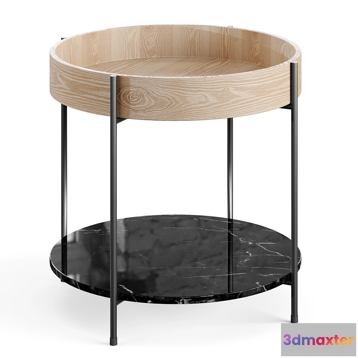 1422184 - Coffee table Space beige-black 3D Max