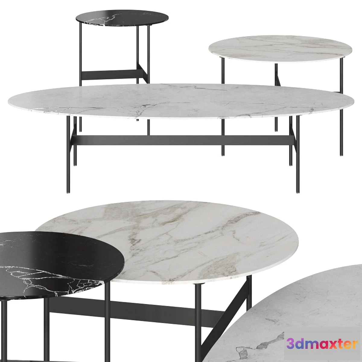 1422478 - B&B Italia Formiche Coffee Tables 3D Max