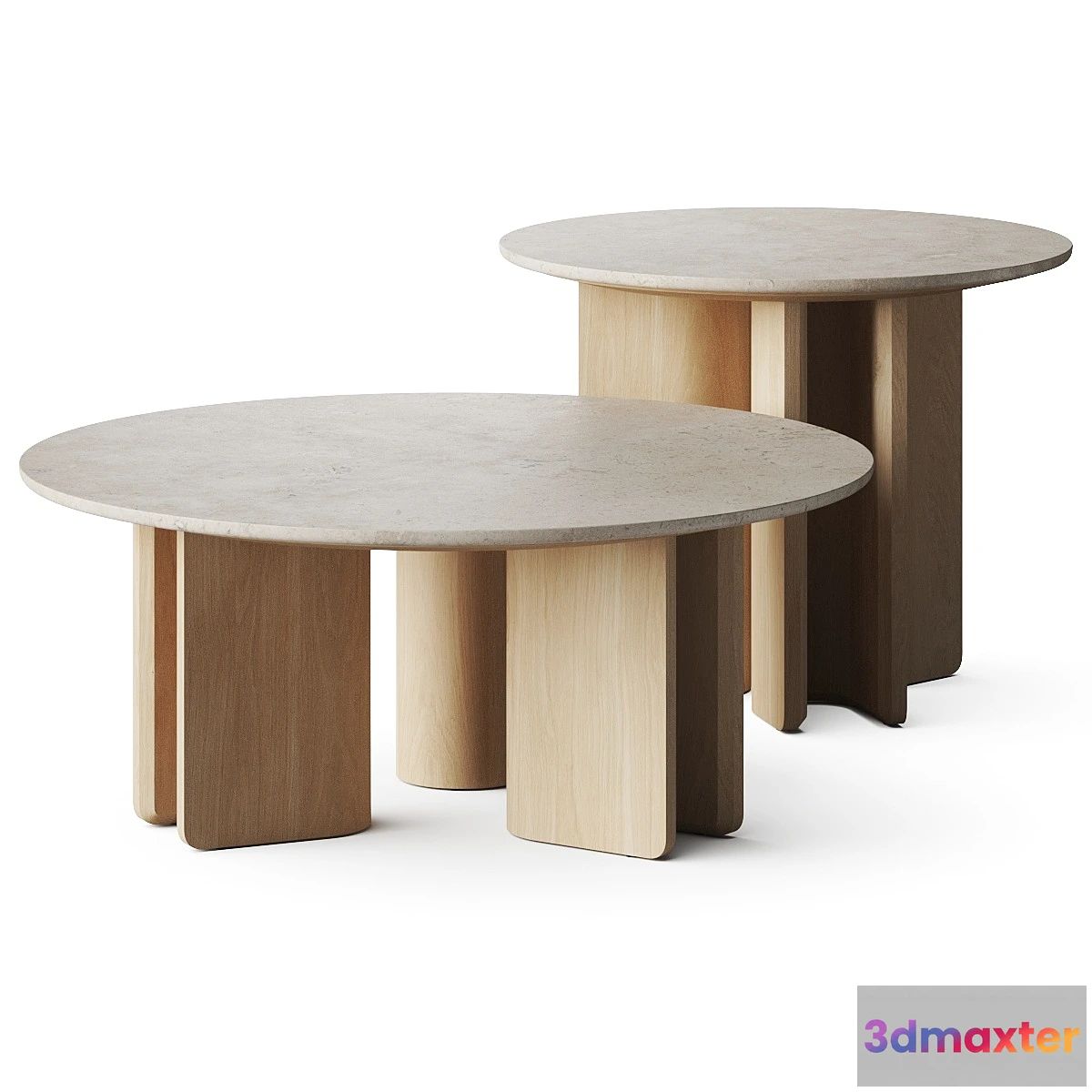 1422750 - Arhaus Jaira Round Coffee Tables 3D Max