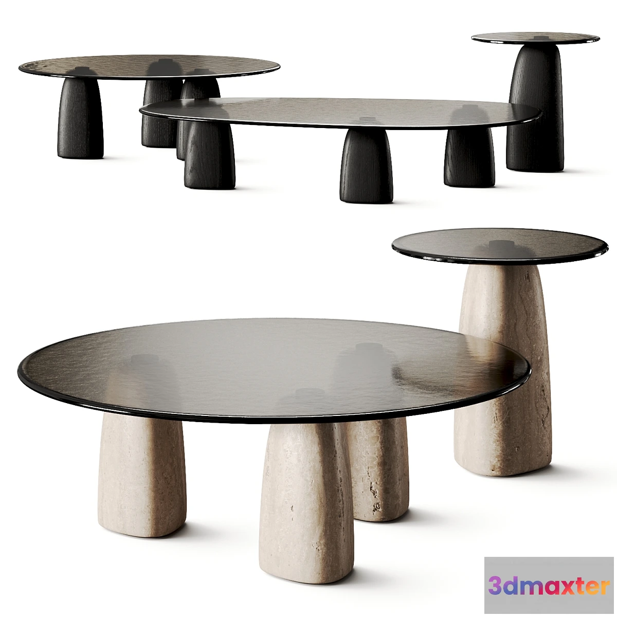 1422924 - Poliform Strata Glass 3D Max