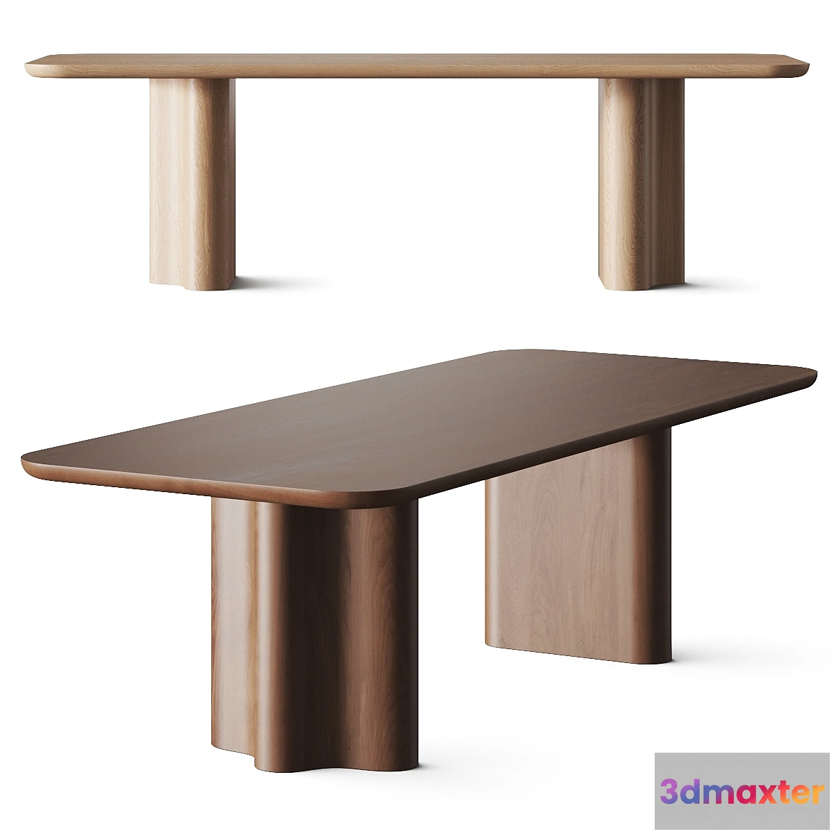 1423830 - Crate and Barrel Carena Dining Table 3D Max