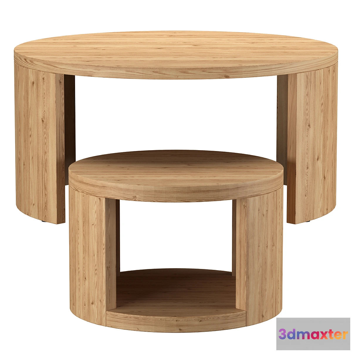 1424132 - Folsom Round Nesting Coffee Tables 3D Max