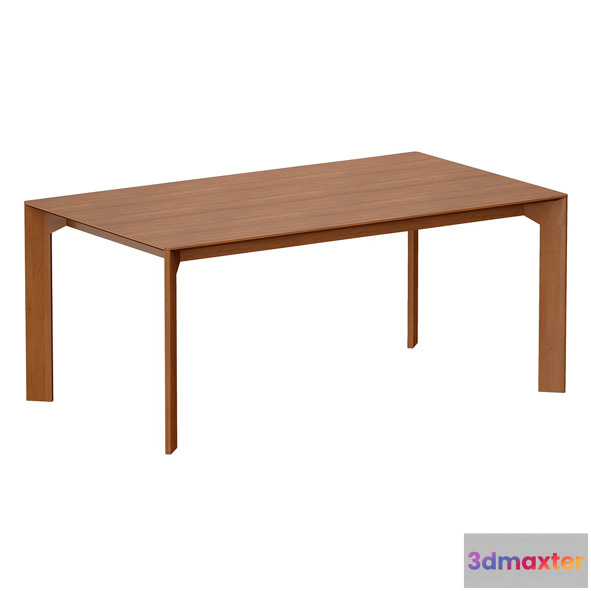 1425342 - Ivy Rectangle Wood Dining Table (Crate and Barrel) 3D Max