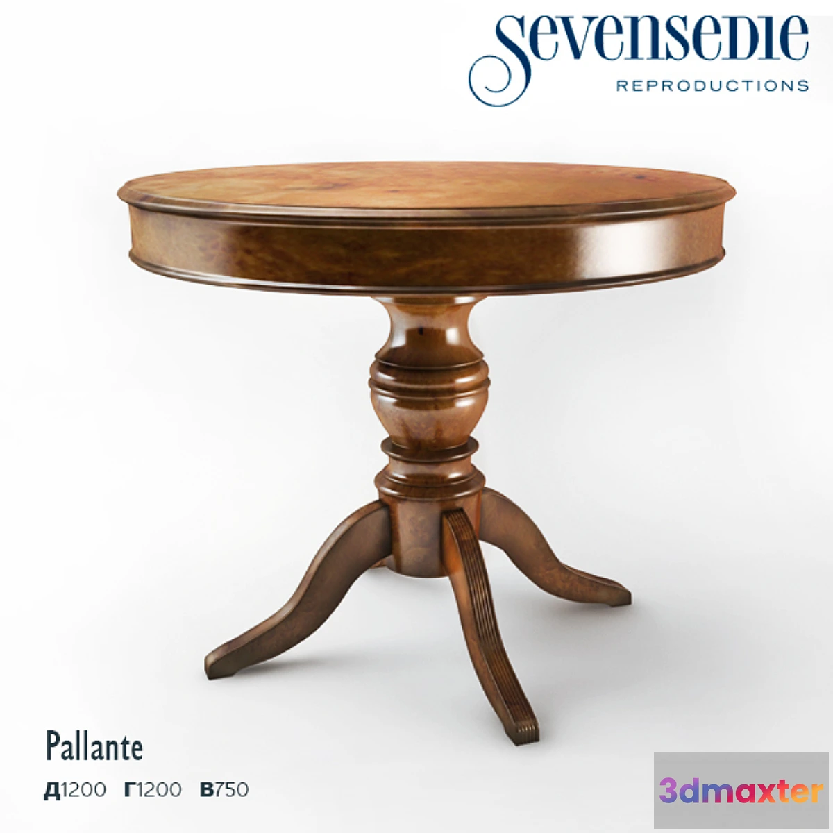 1426762 - Table Seven sedie Pallante 3D Max