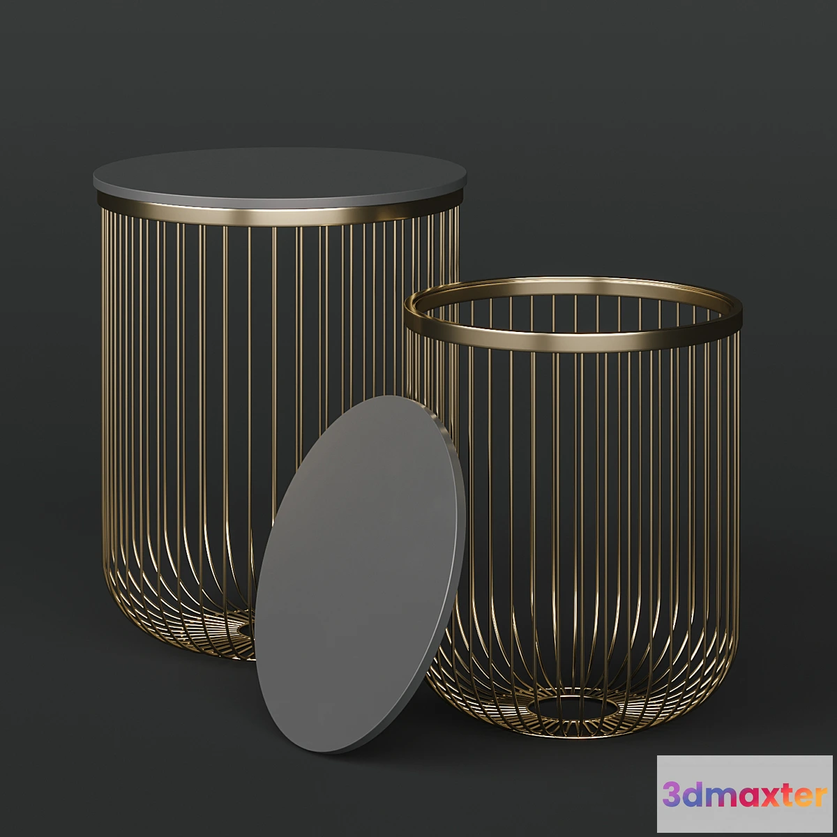 1427850 - To4rooms basket table 3D Max