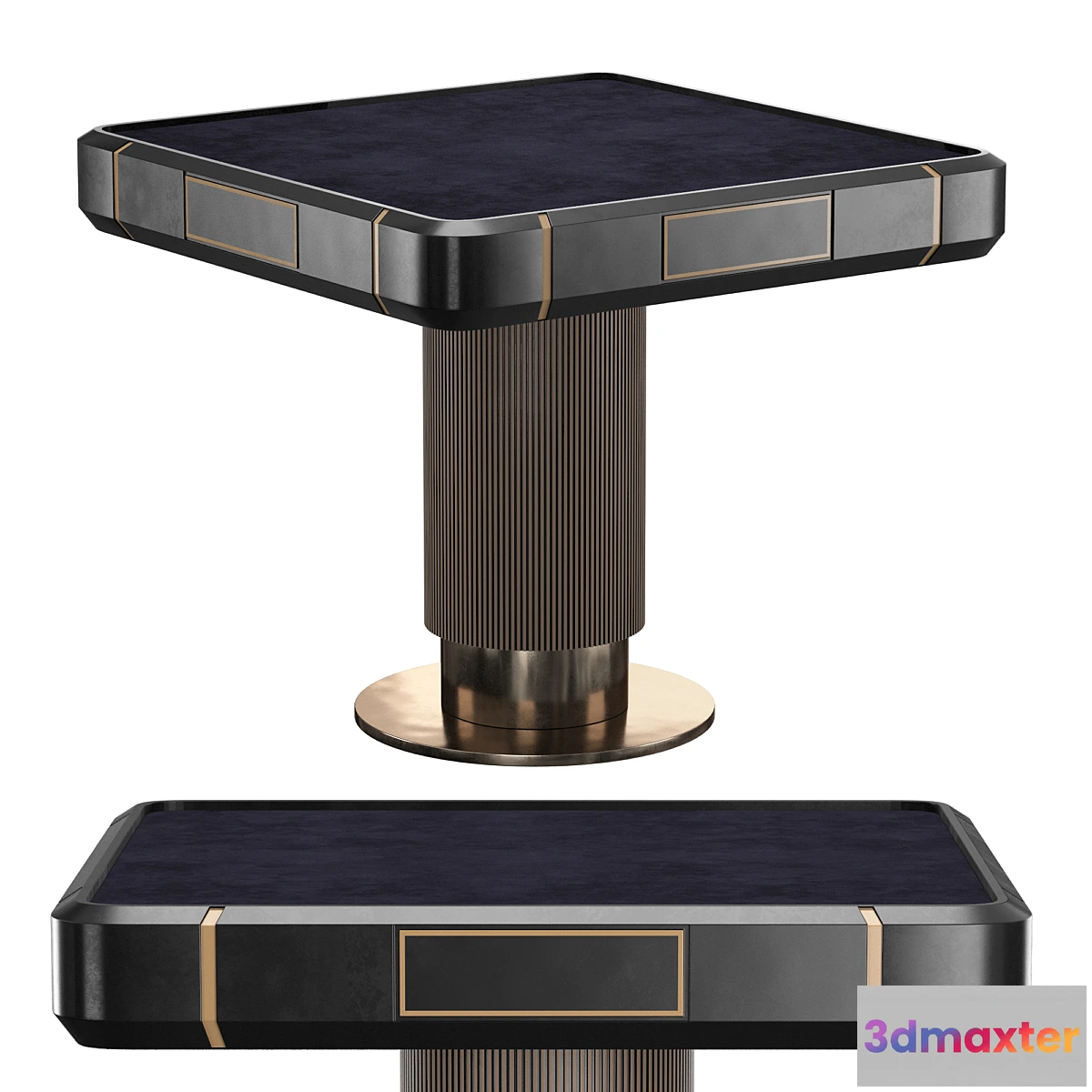 1428204 - high square poker table 3D Max