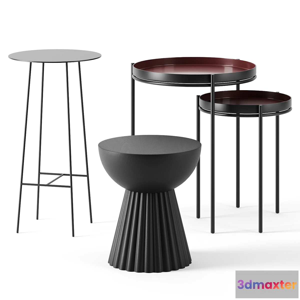 1428920 - Side tables by La Redoute 3D Max