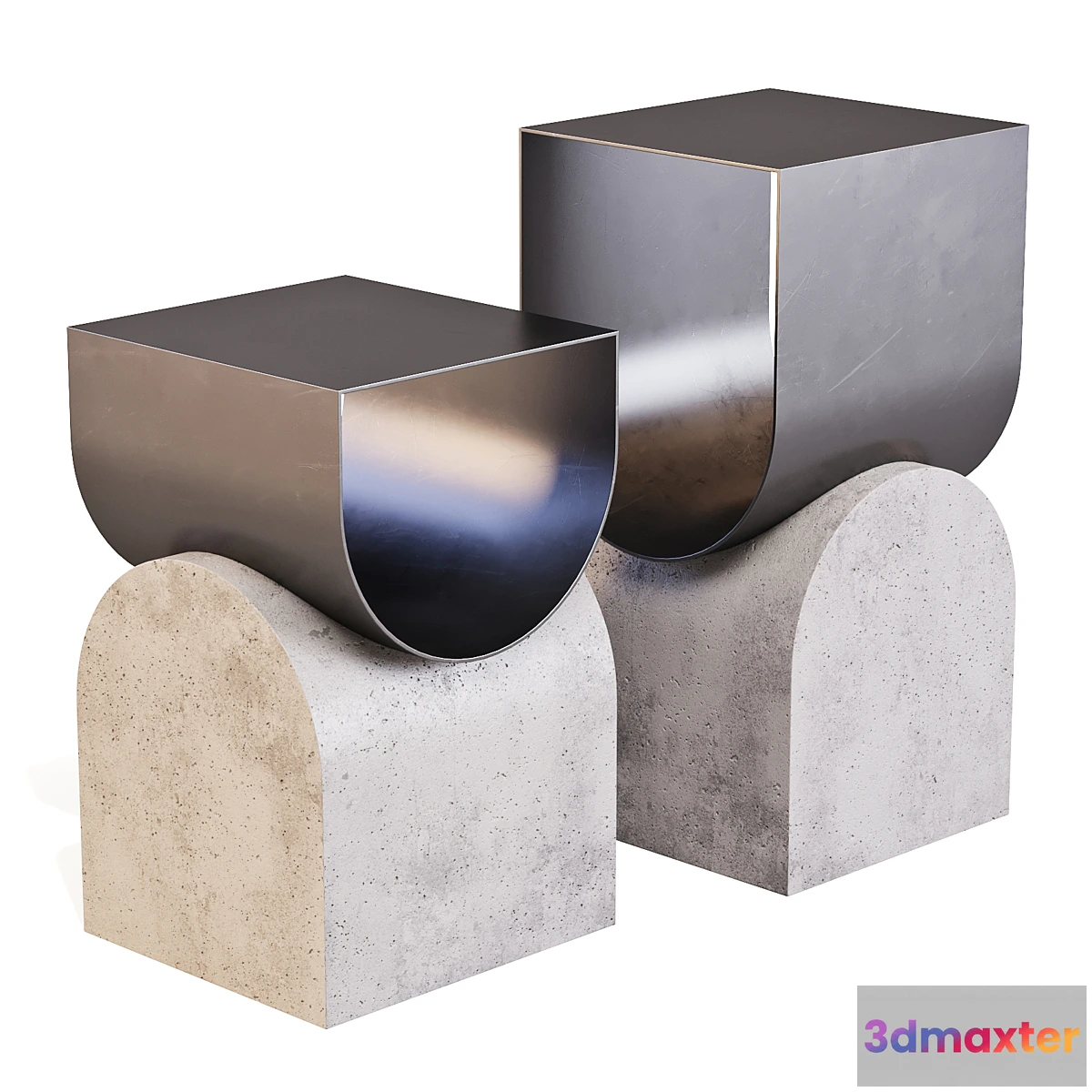 1431242 - Bonaldo Vague - Side Tables 3D Max