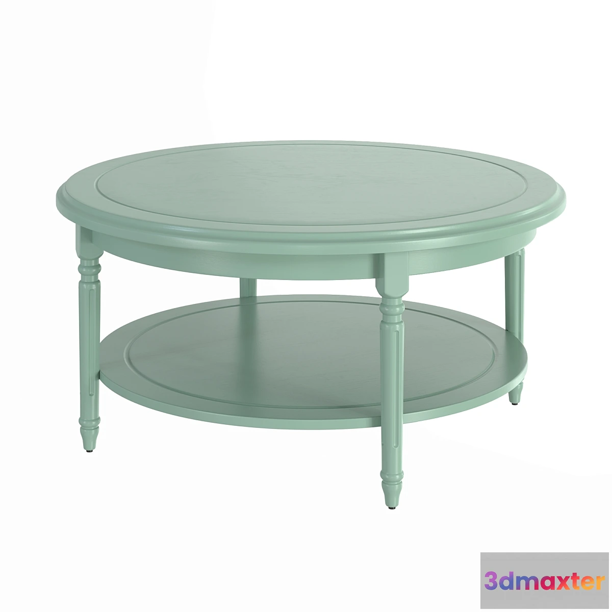 1431528 - Coffee table Baudry green eucalyptus LA REDOUTE INTERIEURS 3D Max