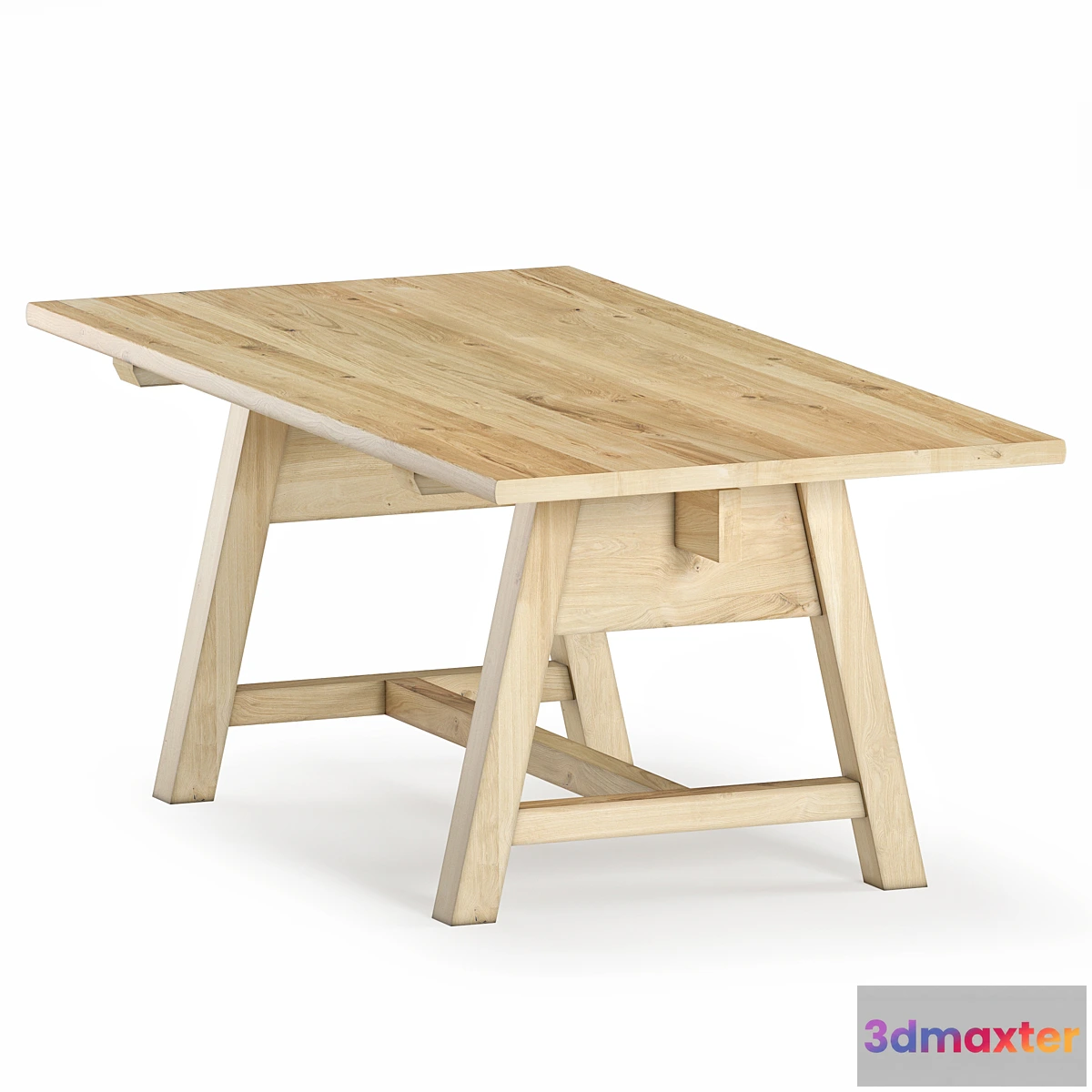1432852 - Pine table - Altea Oldwood 3D Max