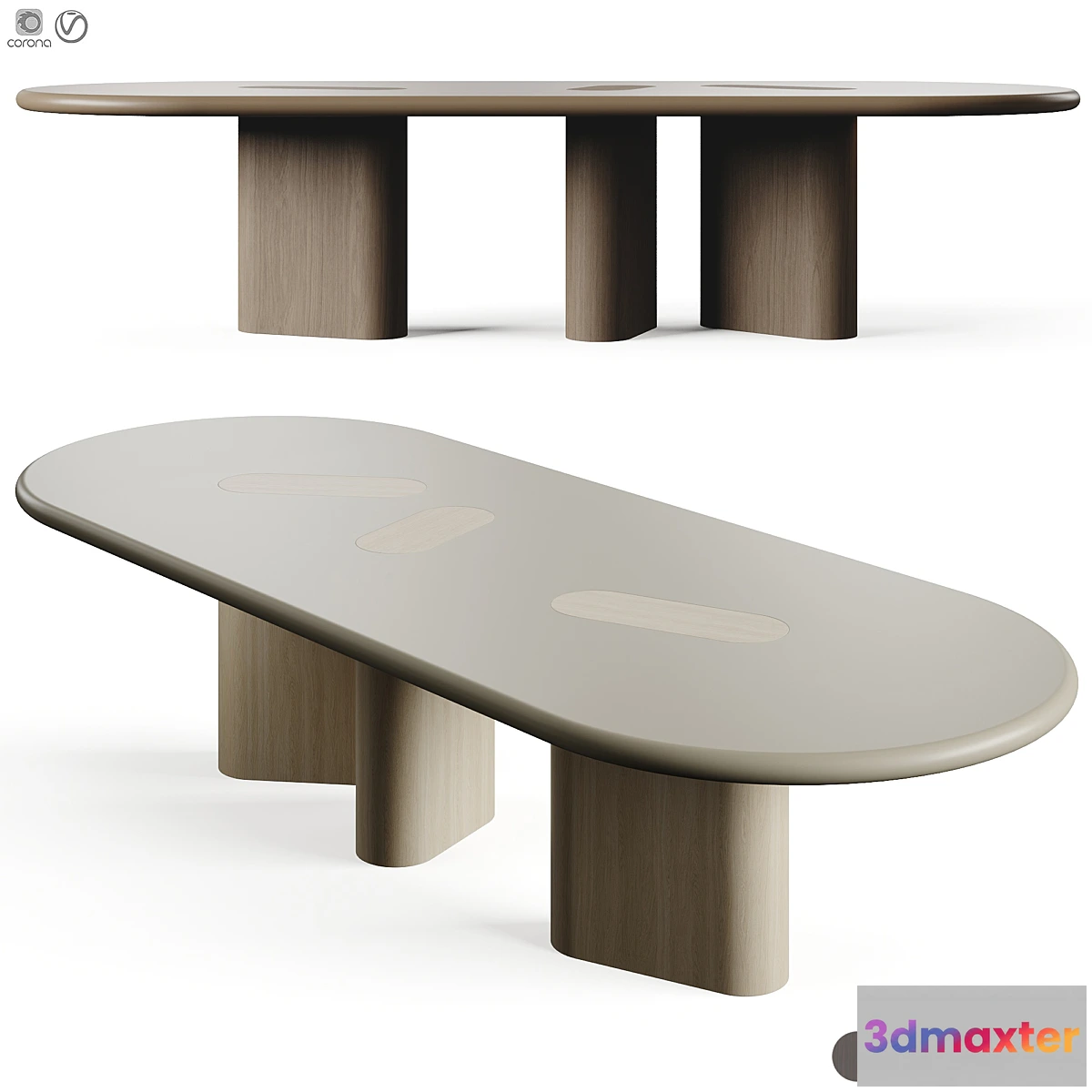 1433178 - Emmemobili Fatty Table Oval 3D Max
