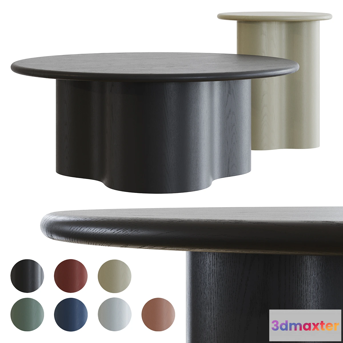 1433418 - Artie Wave Coffee Table by Globewest 3D Max