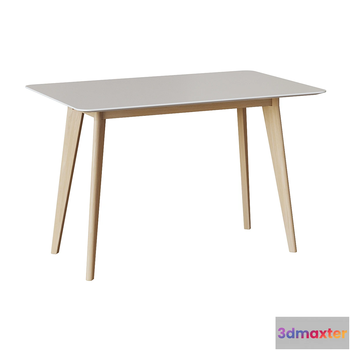 1433618 - Table Unit 120×75 white 3D Max