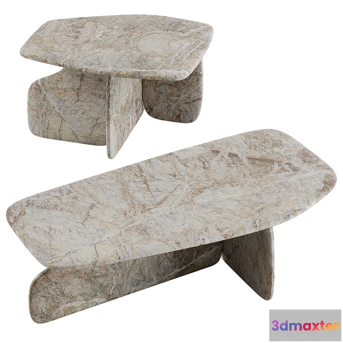 1434000 - Tacchini DOLMEN Coffee Table 3D Max