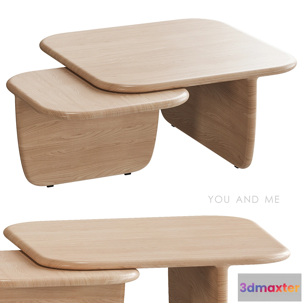 1434406 - Toi et Moi coffee table La Redoute 3D Max