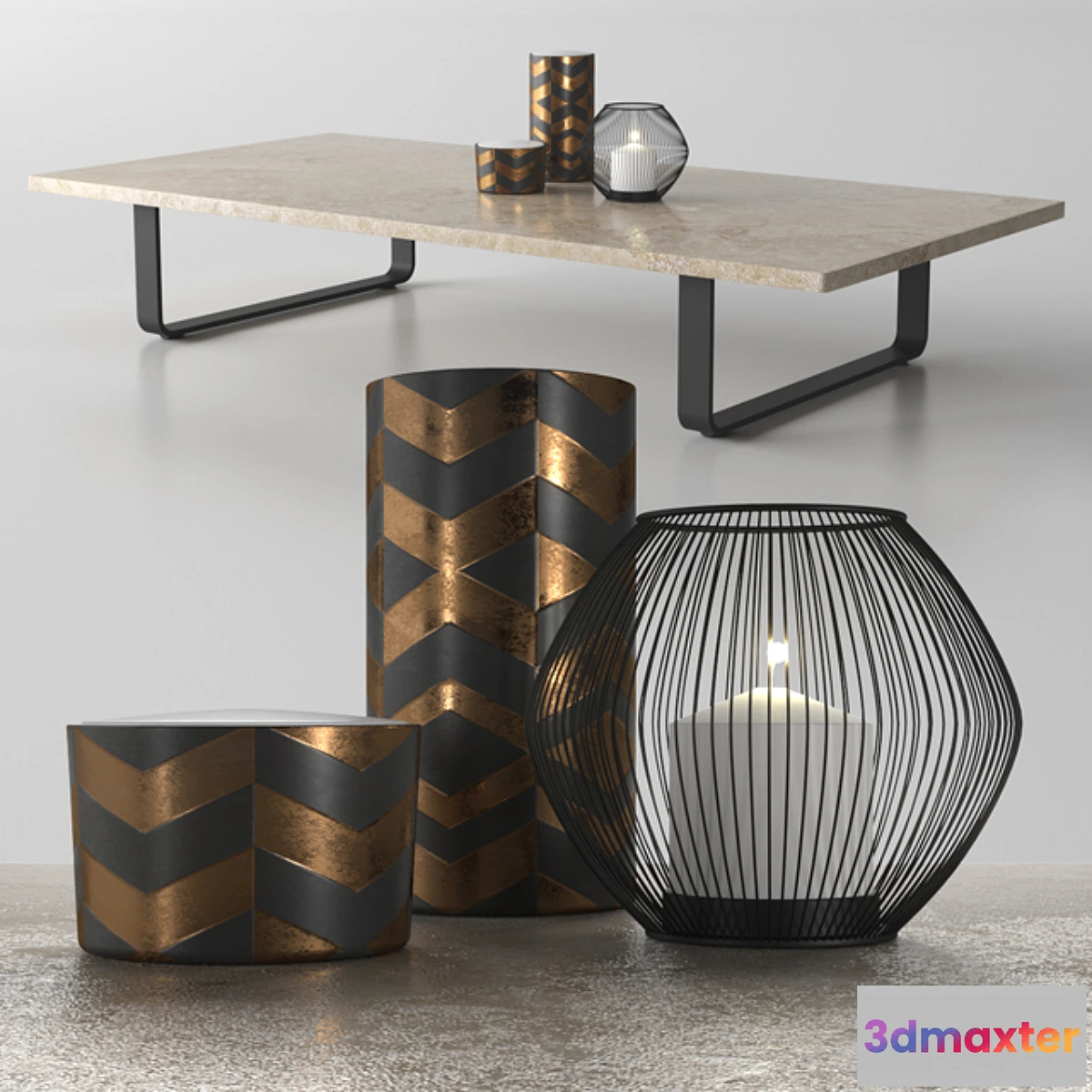 1437426 - center table - Bitta collection - by Kettal 3D Max