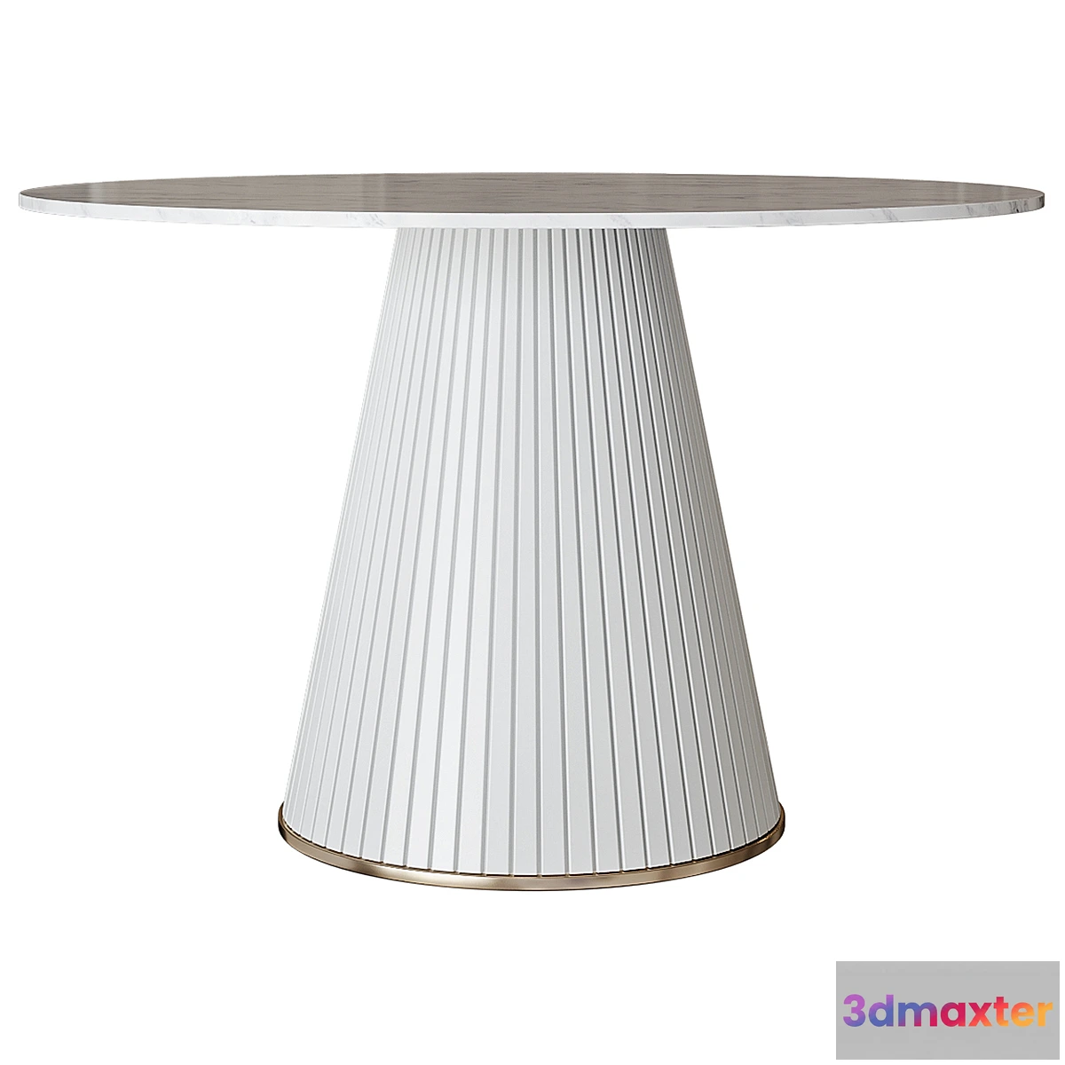 1438240 - Dining Table Modern Round Dining Table Table 3D Max