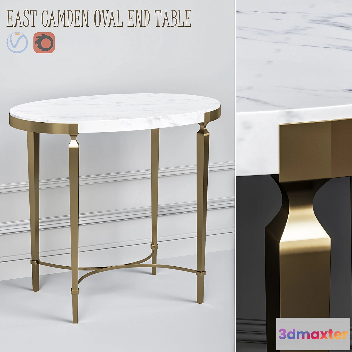 1439264 - east camdenovalend table 3D Max