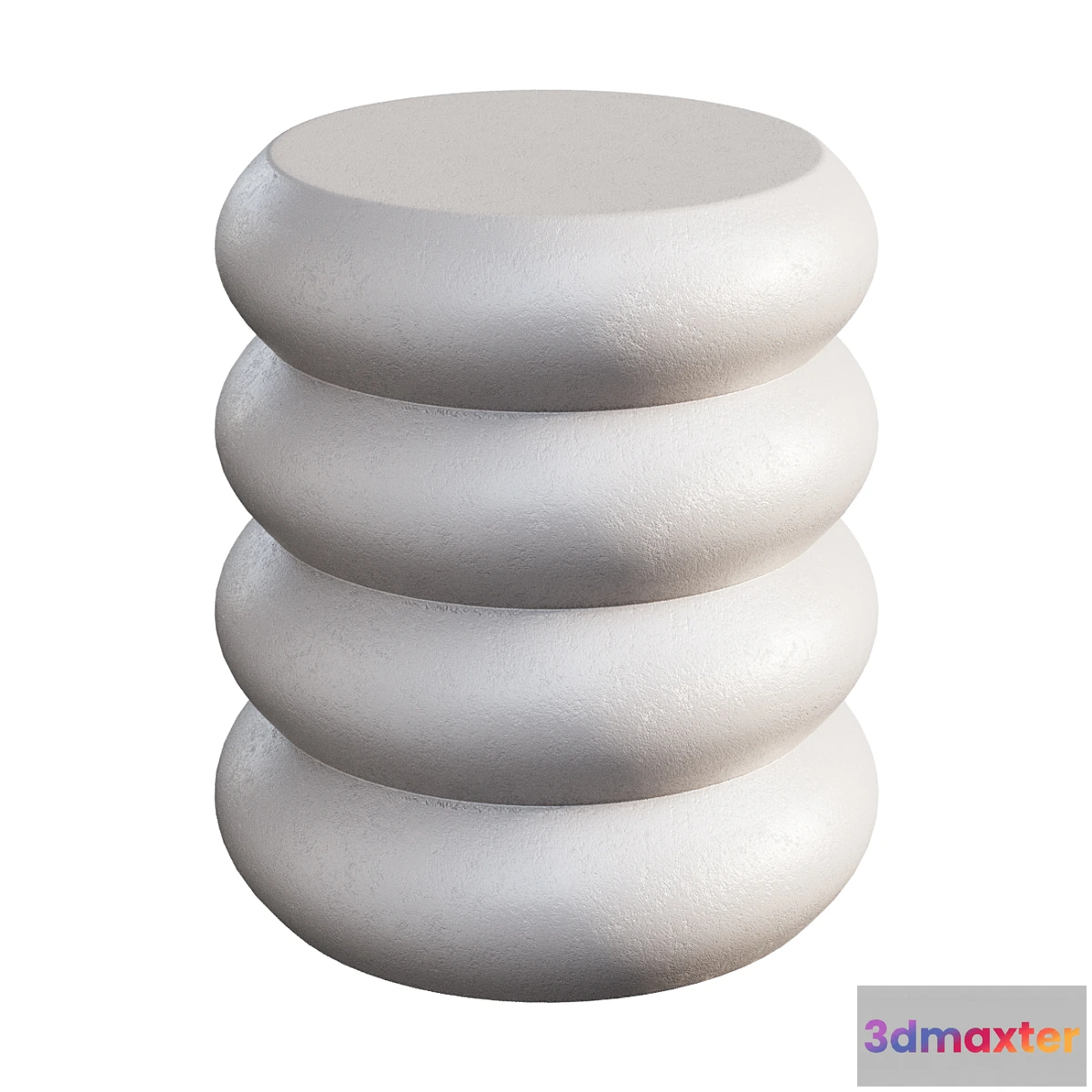 1439606 - Coffee table PREORDER Black Twister Side Table coffee table 3D Max