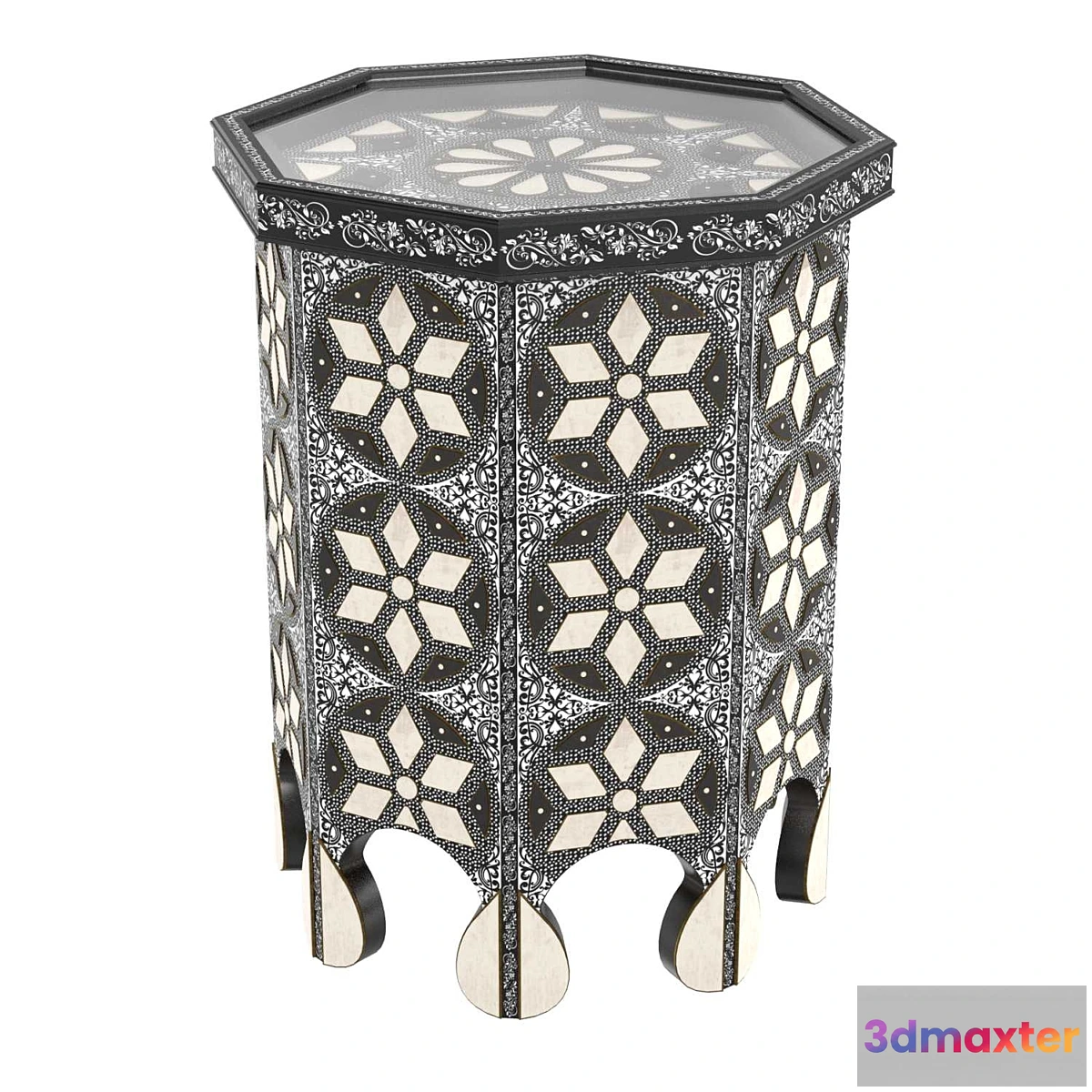 1440916 - Moroccan Bazar ELEPH SIDE TABLE 3D Max