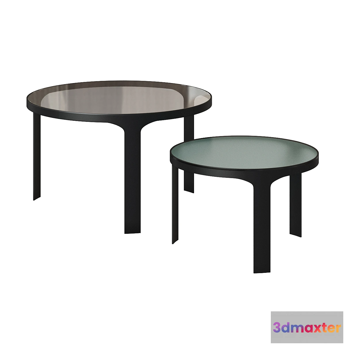 1440932 - Table set Oni Ø 70 cm _ Ø 50 cm 3D Max