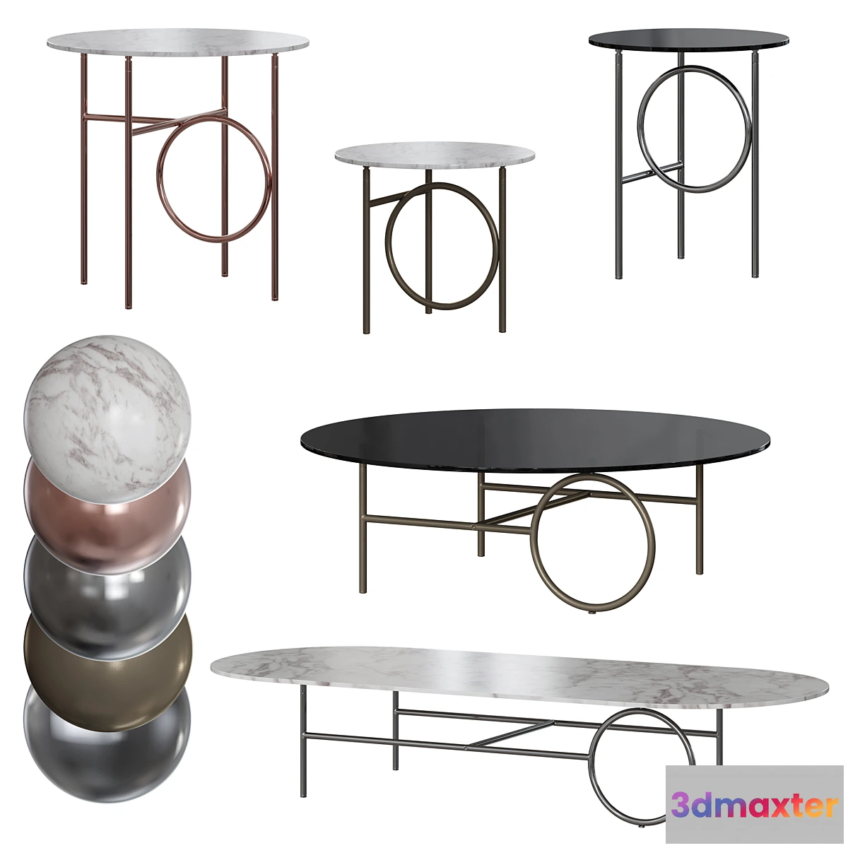 1441648 - Minotti _ Ring Table 3D Max