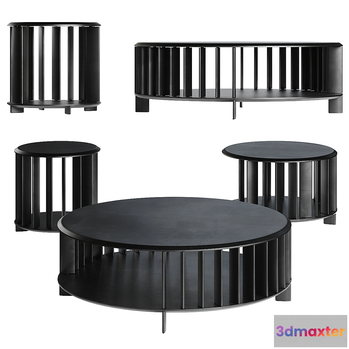 1442422 - Islands Coffee Tables by Living Divani 3D Max