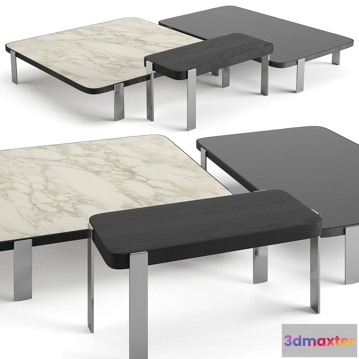 1444044 - Minotti Mattia coffee tables set-1 3D Max