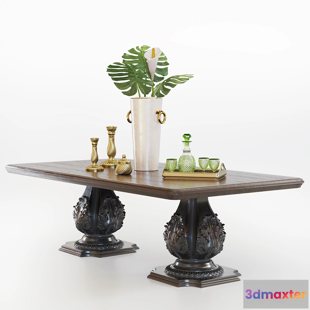 1444896 - Dining table Chelini Art.1145 + 6016 3D Max