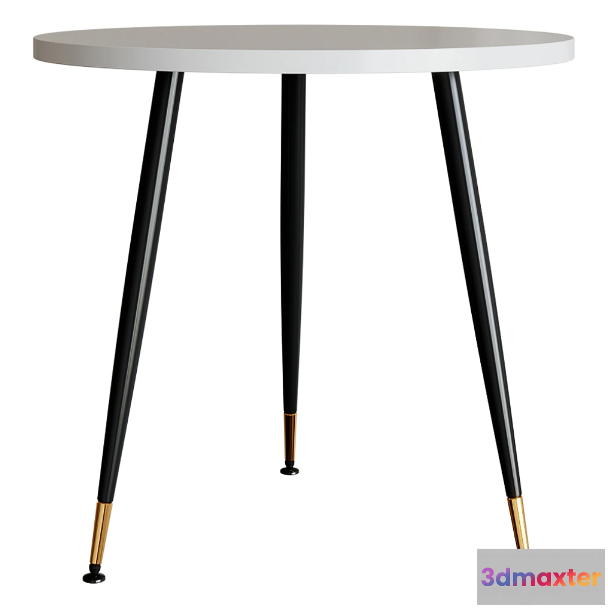1445160 - Messi dining table pure white 3D Max