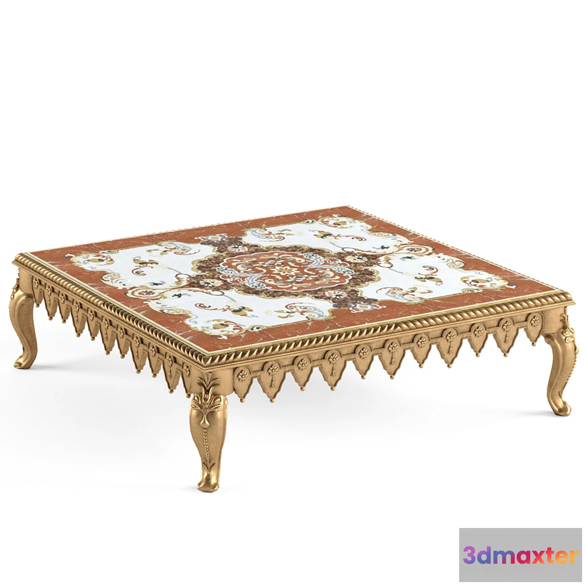 1445770 - Table in oriental style. 3D Max