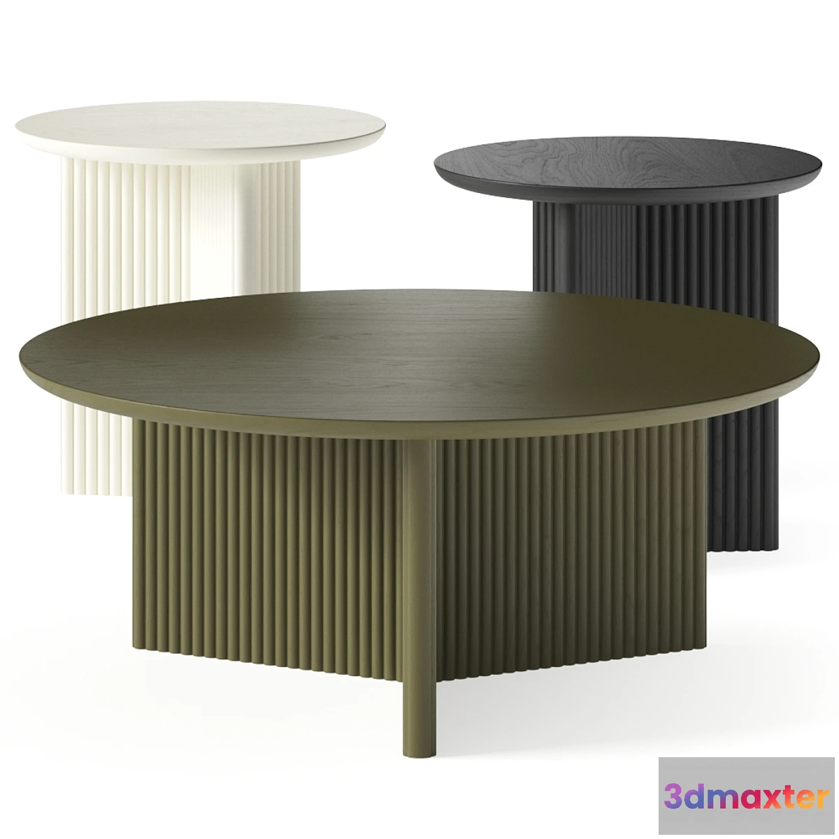 1448146 - Burke Odeon Round Coffee Tables 3D Max