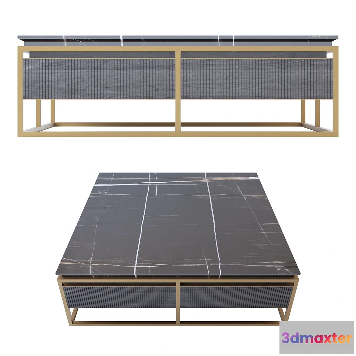 1449462 - Visionnaire Banner Coffee Tables 3D Max